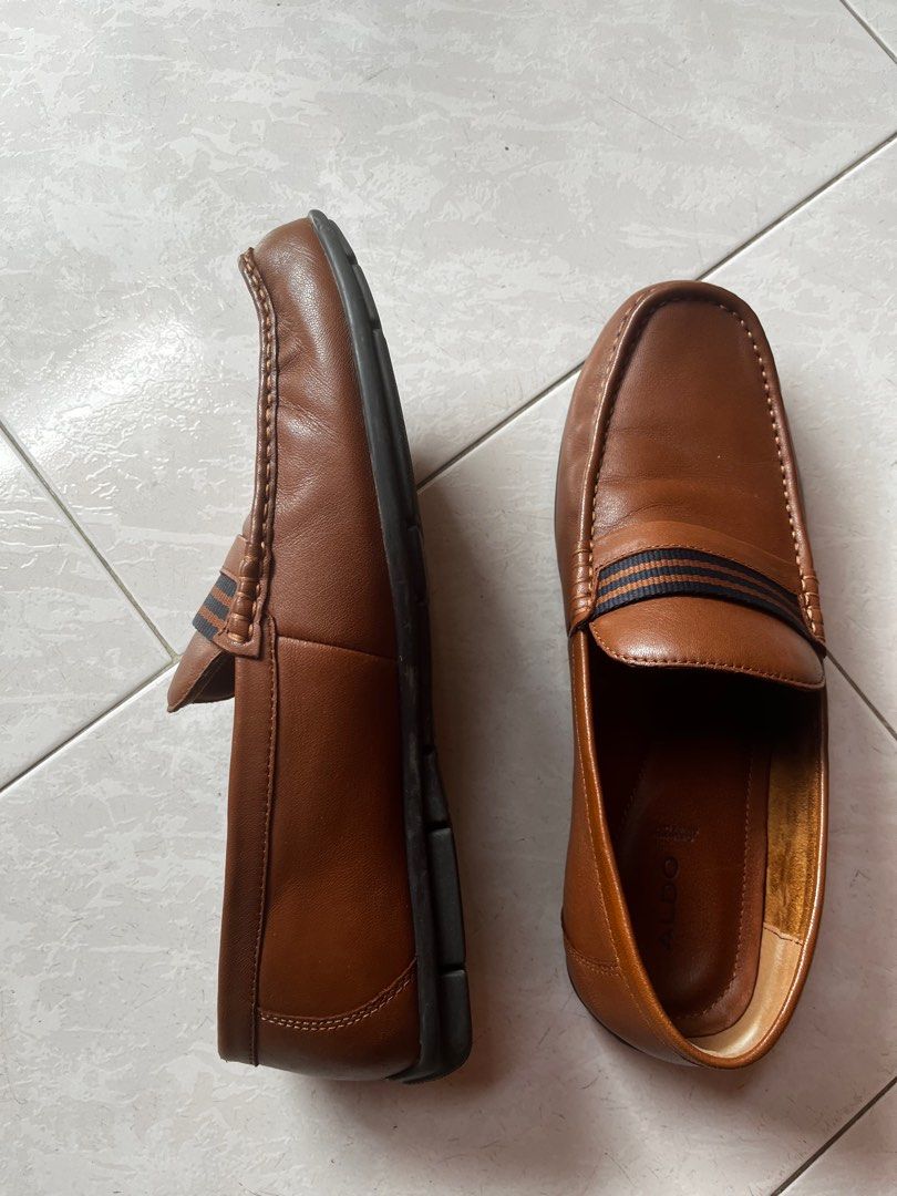 Aldo tan loafers hot sale