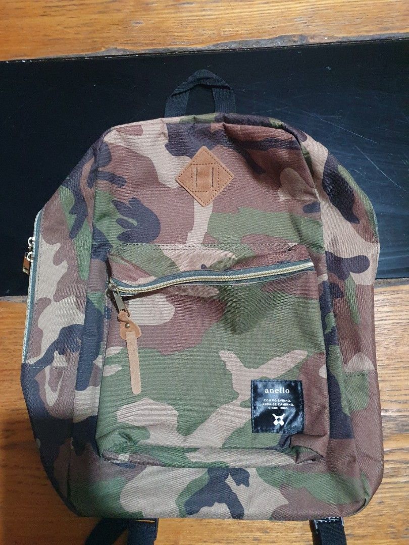 Anello Camo Backpack Men s Fashion Bags Backpacks on Carousell