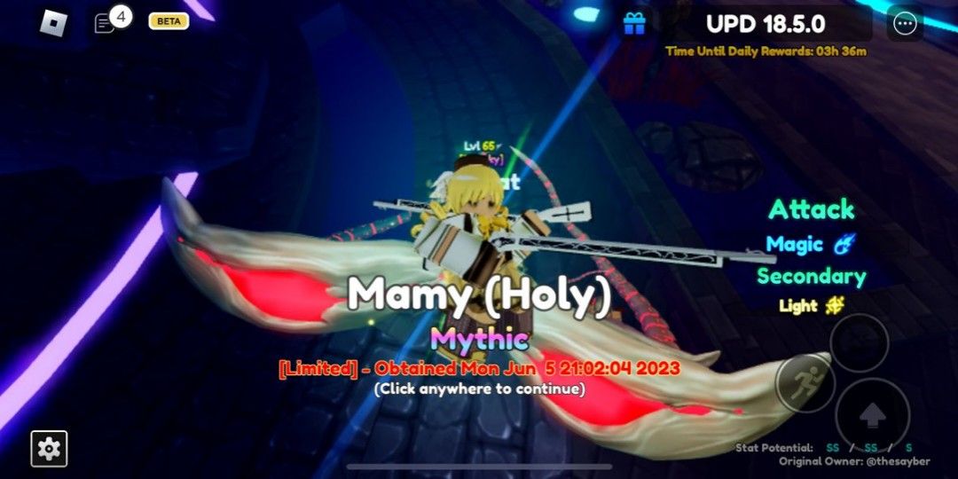 S/S+/S+ Mamy (Holy) - Anime Adventures