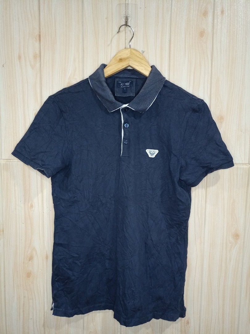 ARMANI JEANS POLO SHIRT Men s Fashion Tops Sets Tshirts