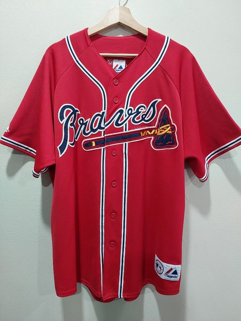 Kid's Pink Braves jersey by (majestic),Size (small child),Used (great  condition)