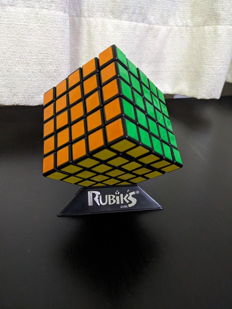 Authentic 5x5 Rubik's Professor's Cube with stand, Hobbies & Toys, Toys ...
