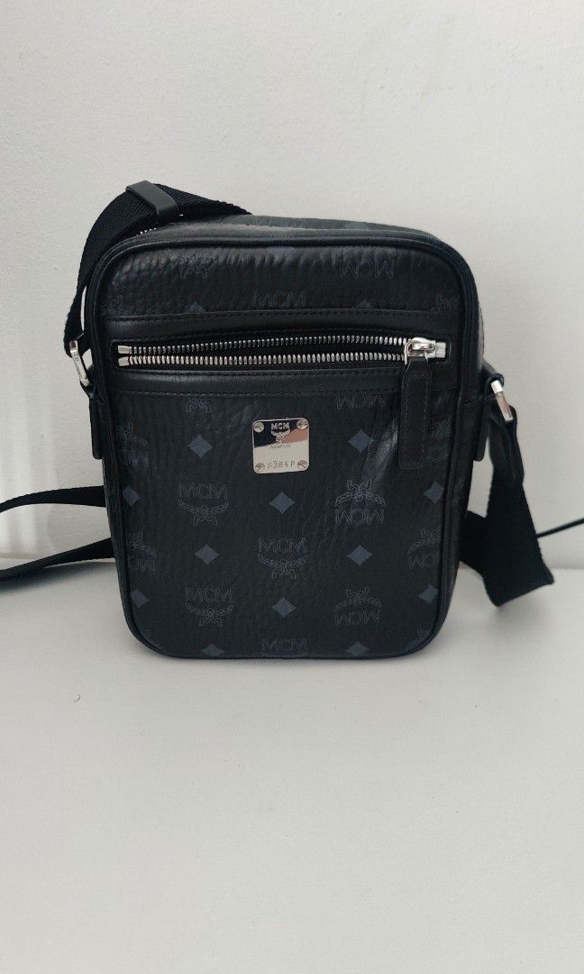 Mcm crossbody shop bag black