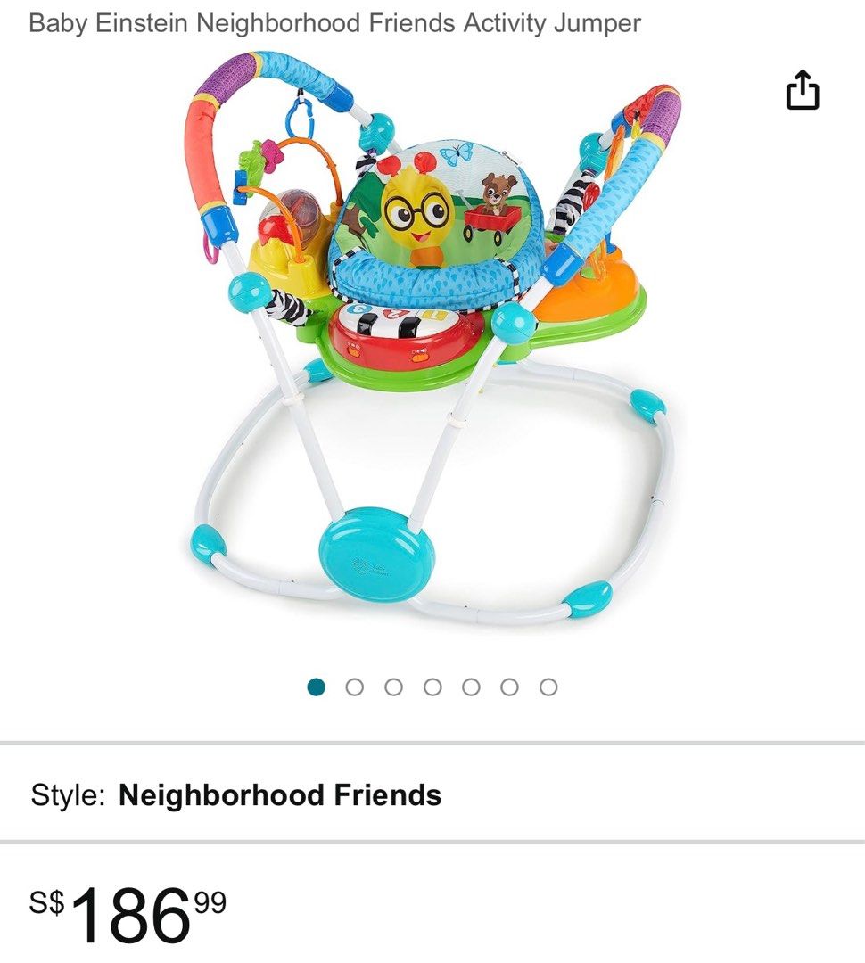 Baby Einstein Neighbourhood Friends Activity Jumper Babies Kids
