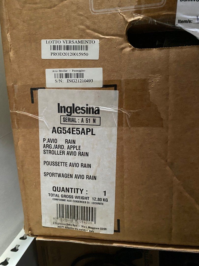 Poussette inglesina shop avio