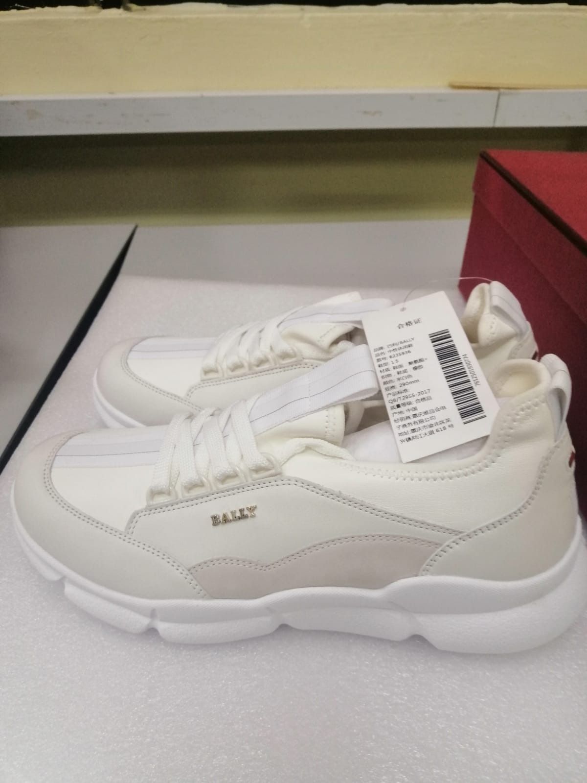 White leather cheap sneakers slip on