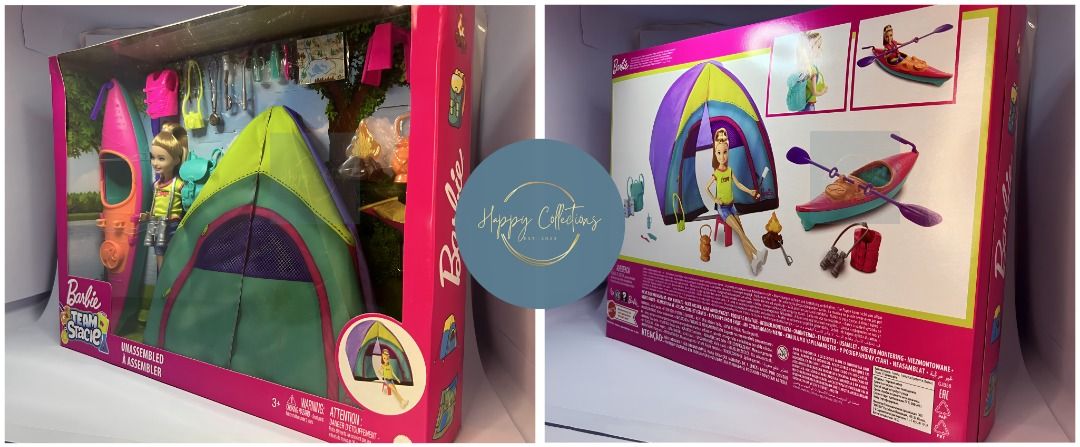 Barbie team stacie summer camp playset on sale