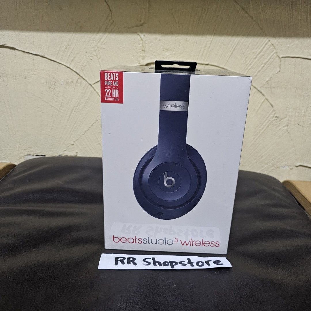 Beats Studio 3 Wireless by Dr Dre (Category: Headphones & Headsets) located in San Miguel. Submitted by rrshopstore (Listing ID 1270452866, Image 3). Description: For Sale Beats Studio 3 Condition: Brand new and Sealed Color: Desert Sand (2pcs) , White (1pc), Blue (3pcs), Shadow Gray (3pcs) Price: 12,999 php #beats #BeatsStudio #BeatsStudio3 *Wireless Bluetooth *Beats Pure Adaptive Noise Cancelling *ANC off for Low Power Mode *Battery: Up to 22 h