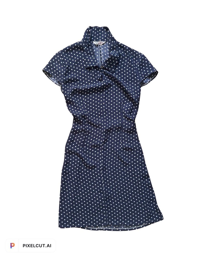 Blue polka dots dress (Category: Dresses) located in Quezon City. Submitted by denclothes (Listing ID 1270539491, Image 1). Description: .