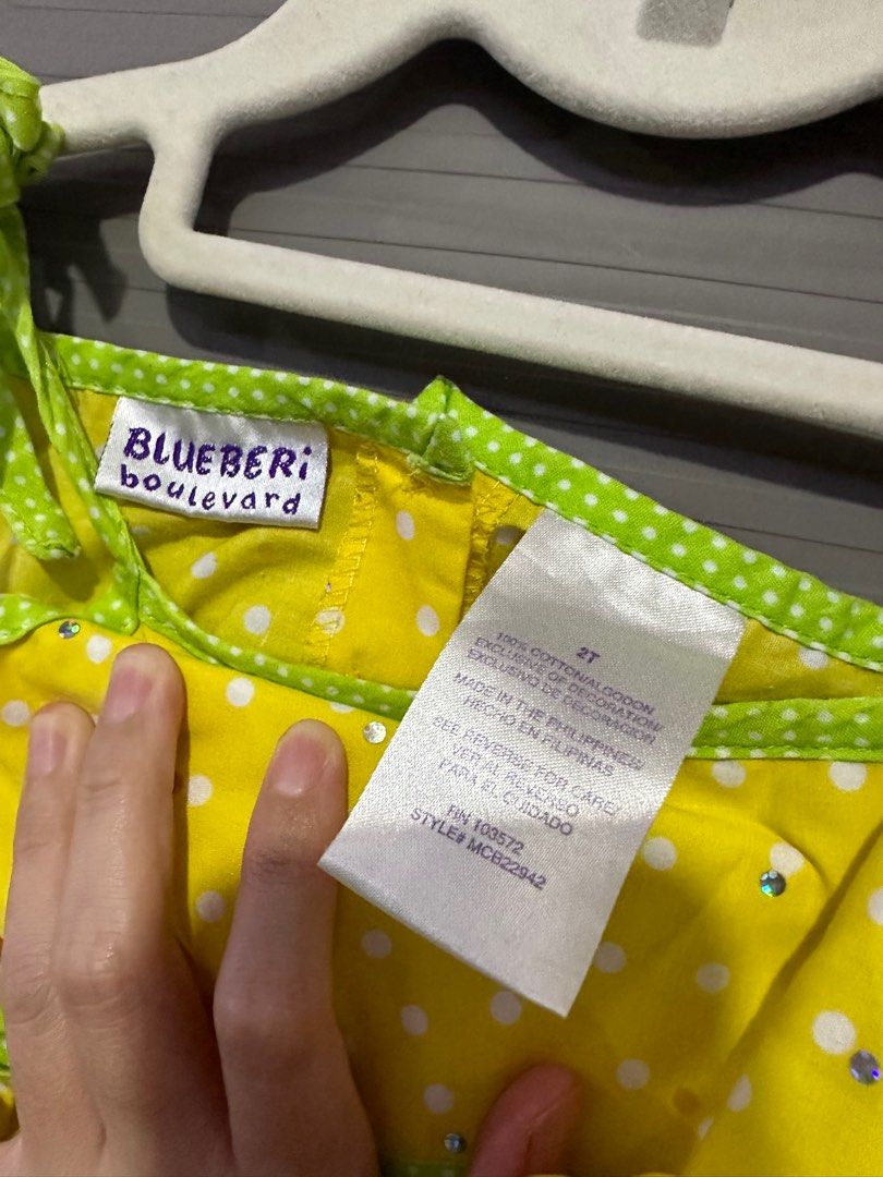 Blueberi boulevard yellow dress top