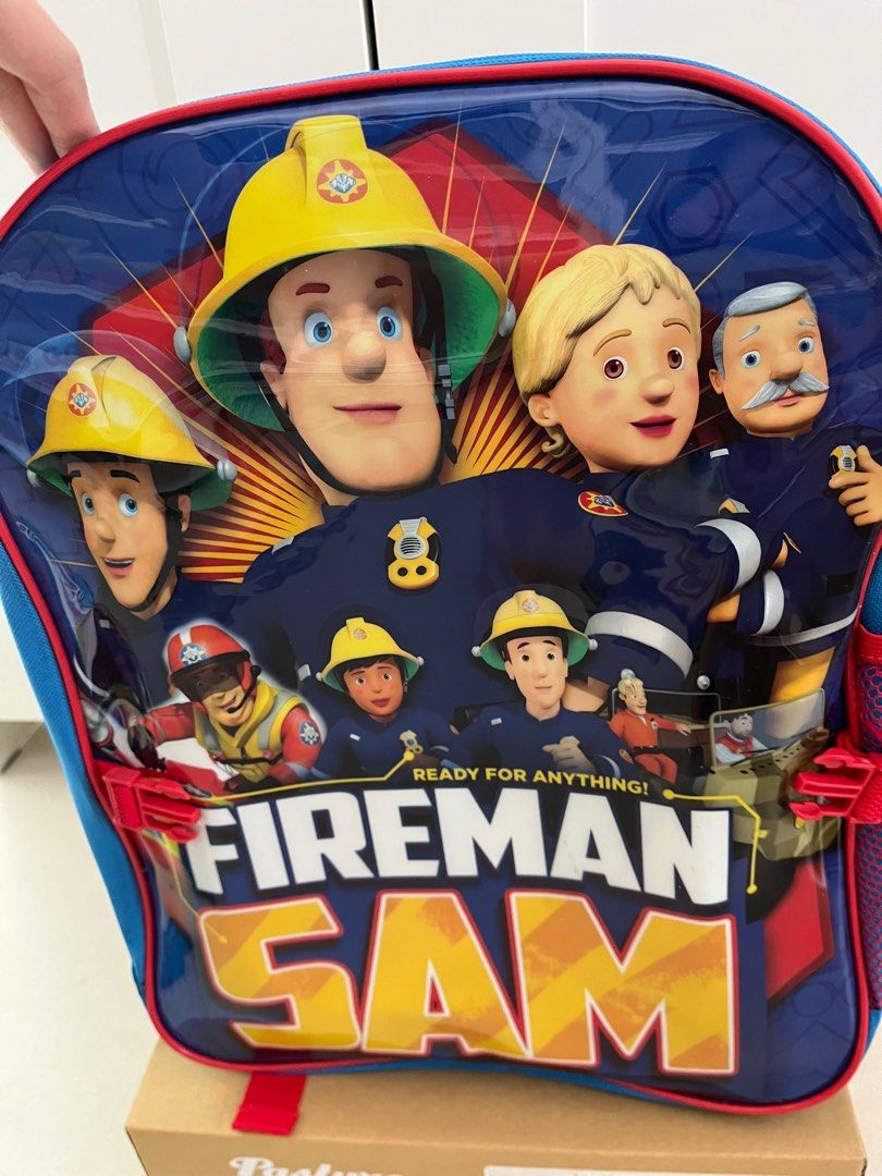 BN Fireman Sam Kids Backpack Babies Kids Babies Kids Fashion on Carousell