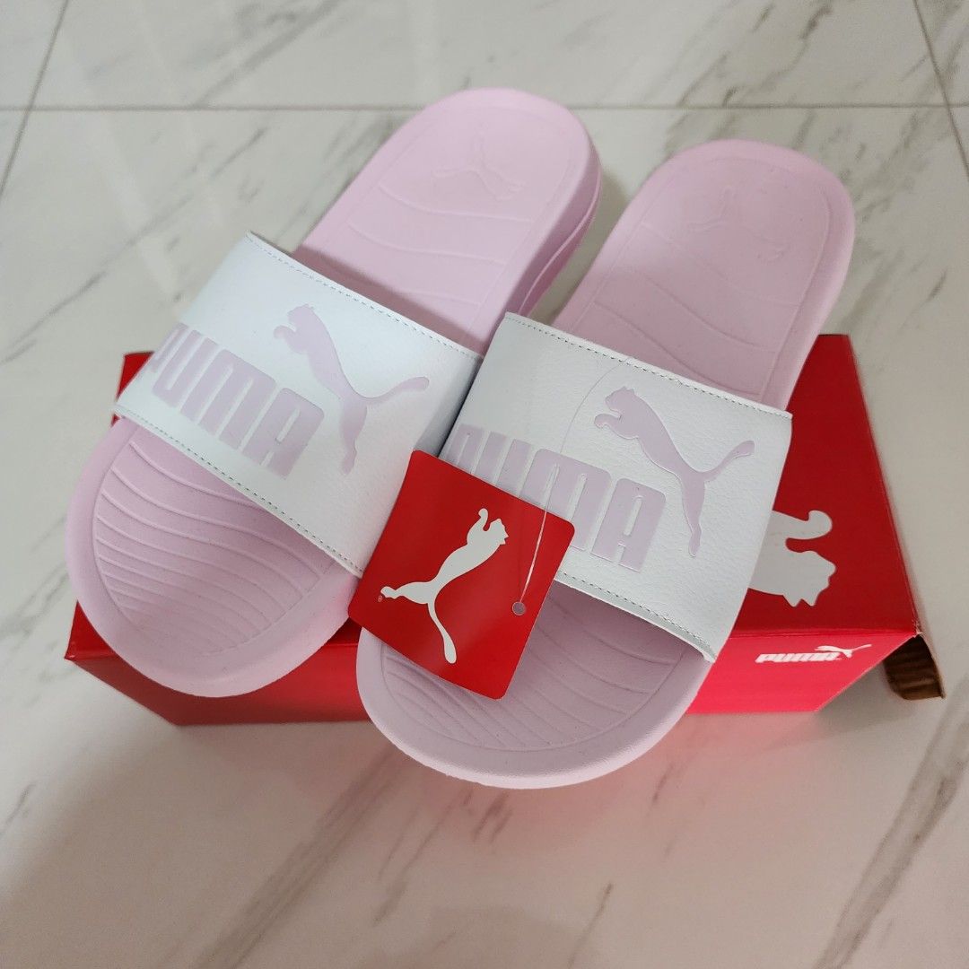 Puma sliders clearance pink