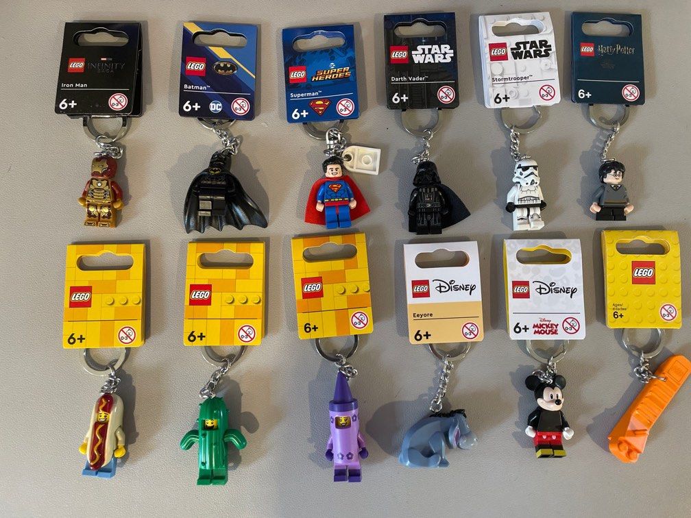 BNWT LEGO keychains