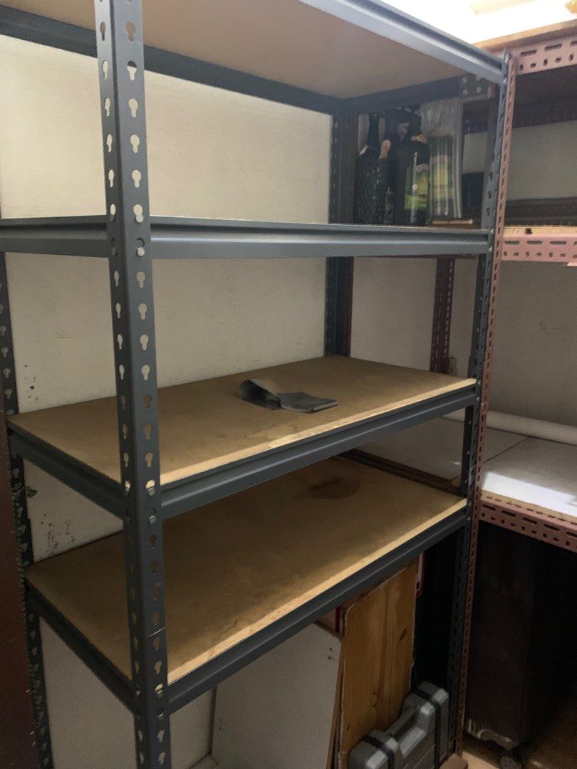 Boltless rack grey color, Furniture & Home Living, Home Improvement ...