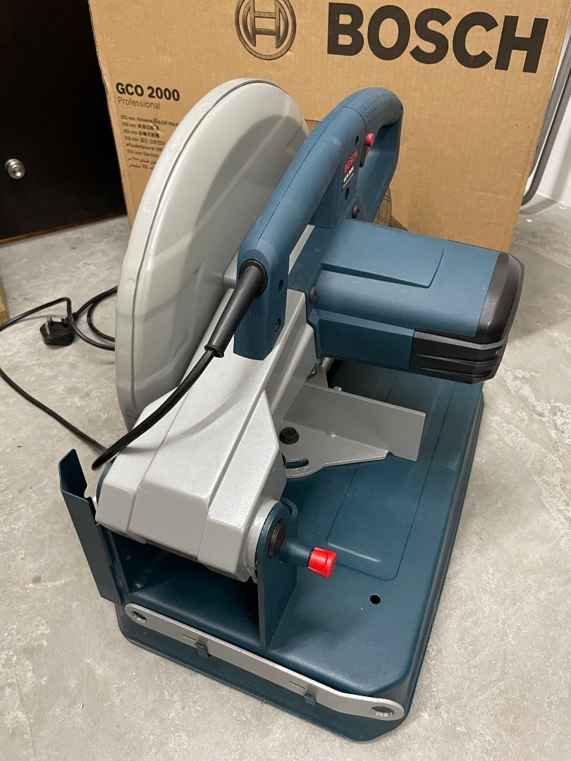 BOSCH GCO 2000 2000W Chop Saw Cut Off Machine, Furniture & Home Living ...