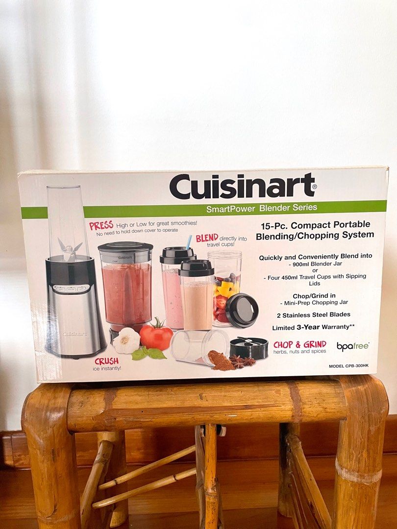 BRAND NEW Cuisinart 15 Pc. Compact Portable Blending Chopping