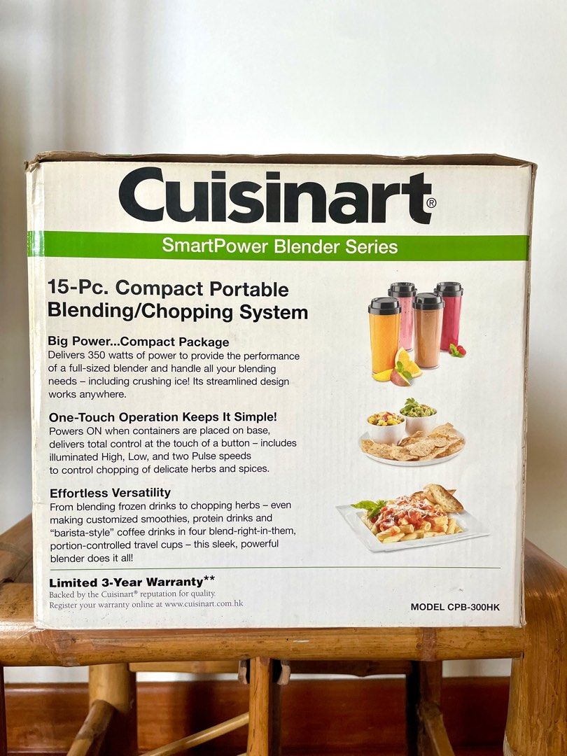 [BRAND NEW] Cuisinart 15Pc. Compact Portable Blending/Chopping System