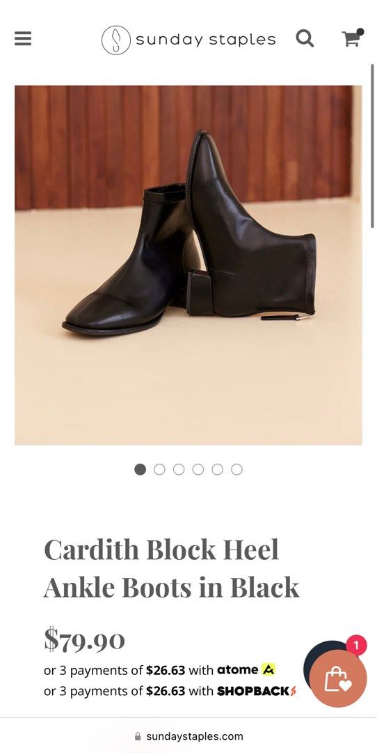 Chunky heel deals boots size 12