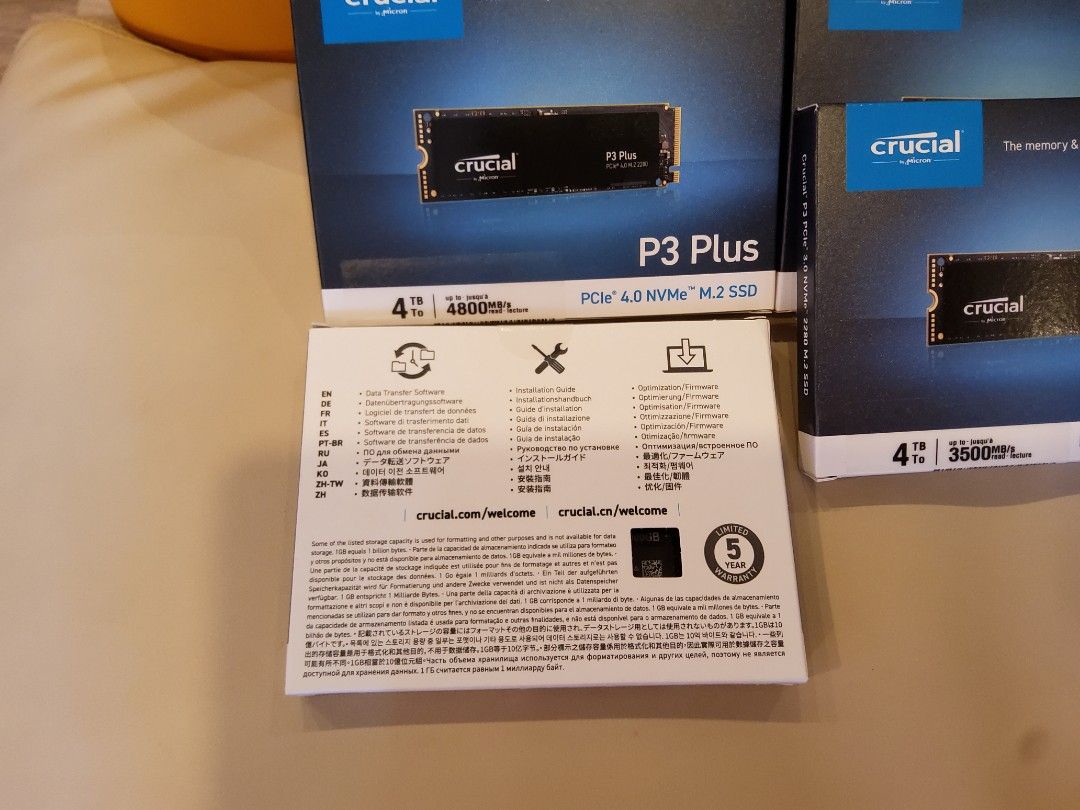 Brand new sealed. Crucial P3 & P3 Plus NVMe, Computers & Tech