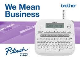 Brother P-touch PTD210 PTD220 Easy to Use Label Maker One Touch Keys Multiple Font Styles 27 printer