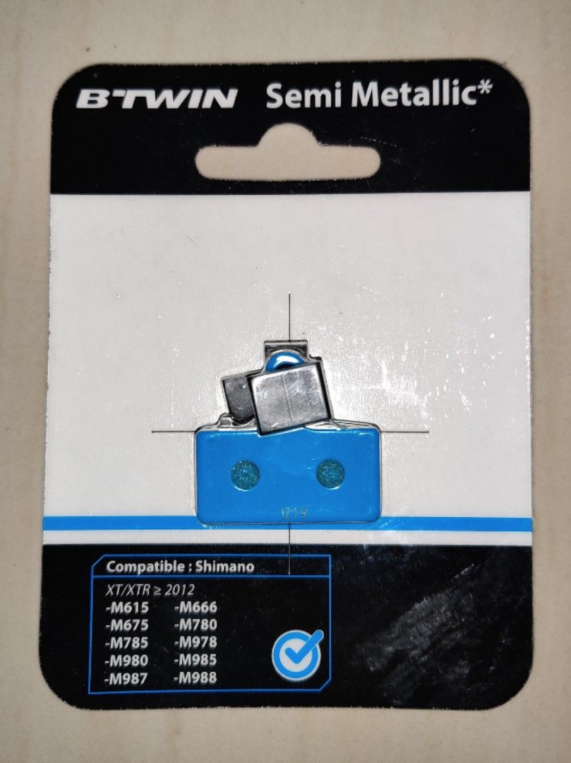 BTWIN XTR XT 2012 disc brake pads semi metallic