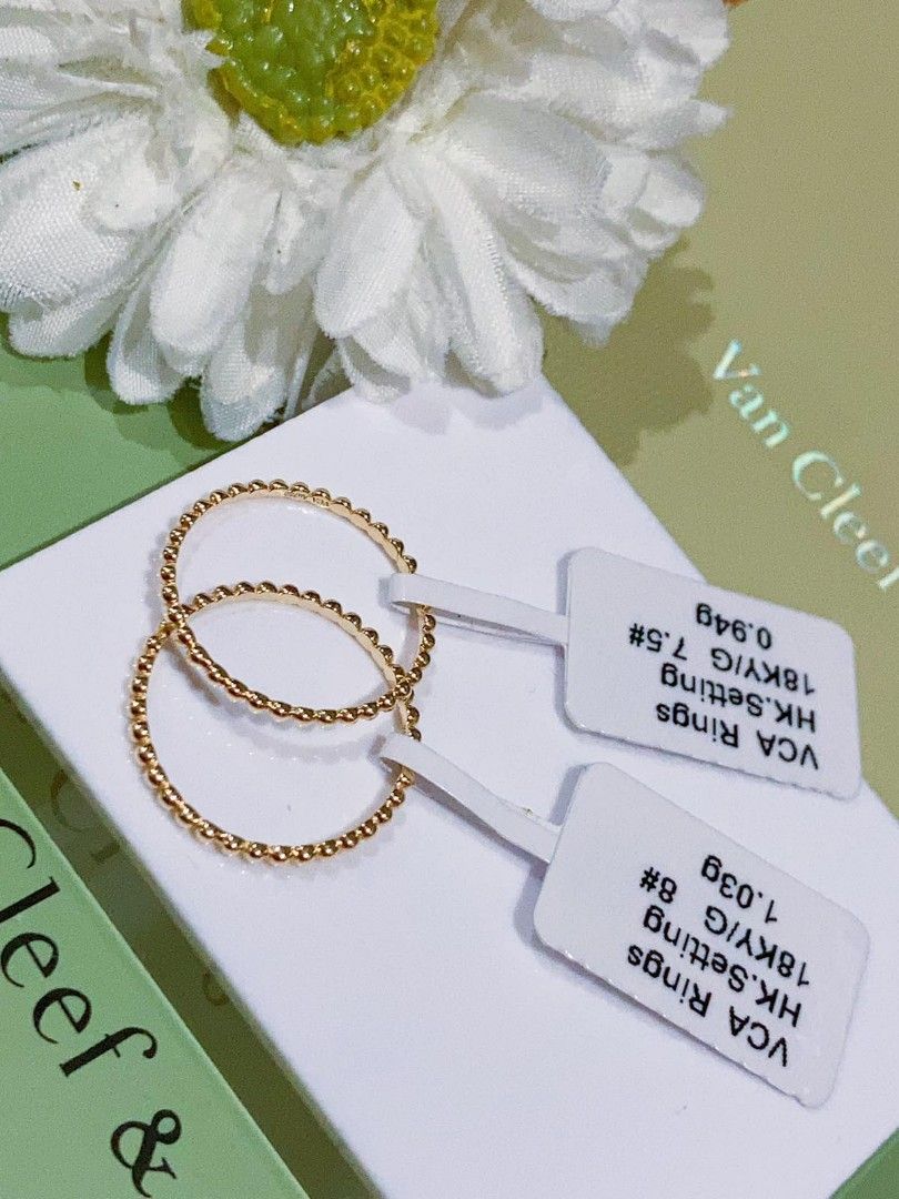 C Ring 18k gold hks, Women's Fashion, Jewelry & Organizers, Rings on ...
