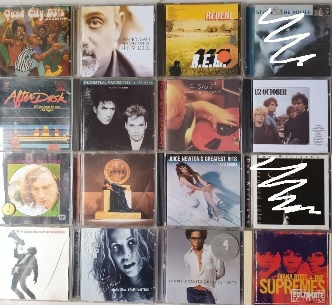CD. 70s 80s pop rock cds tom petty abba OMD sting bee gees reo ...