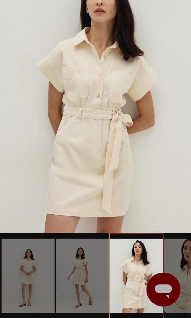 Cecily poplin dress on sale
