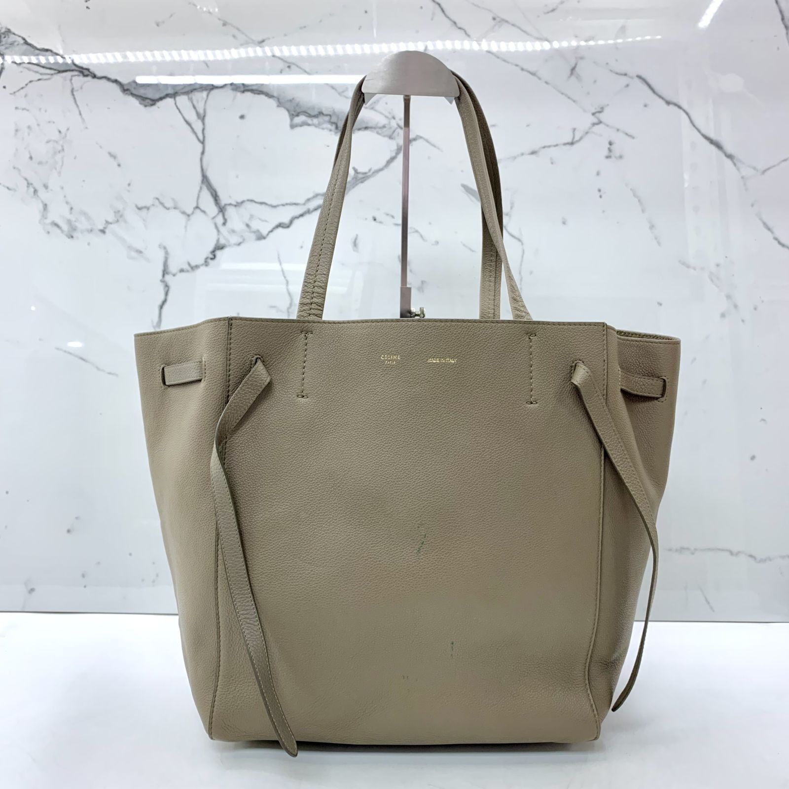 CELINE 0184 BROWN CABAS PHANTOM MEDIUM TOTE BAG 237040726 WE
