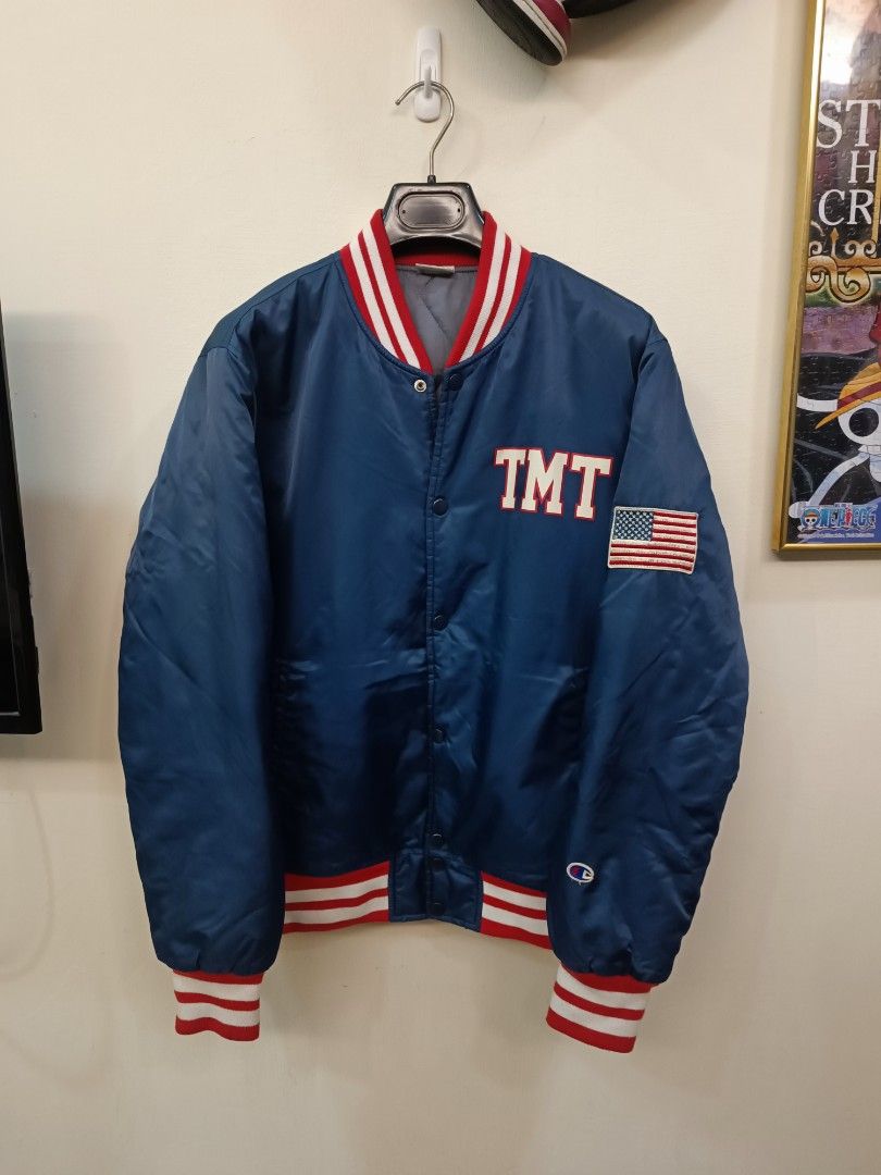 CHAMPION x TMT Varsity jacket medium