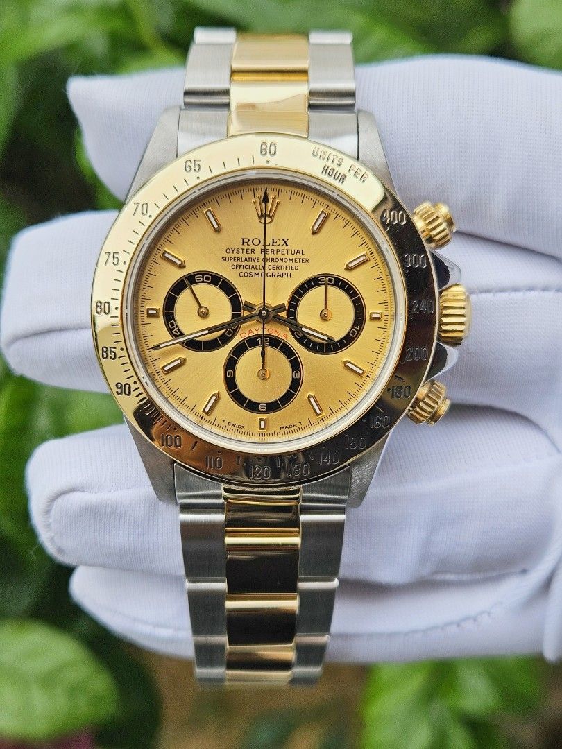 Cheap Sales Rolex Cosmograph Zenith Daytona Half Gold 40mm Ref. 16523