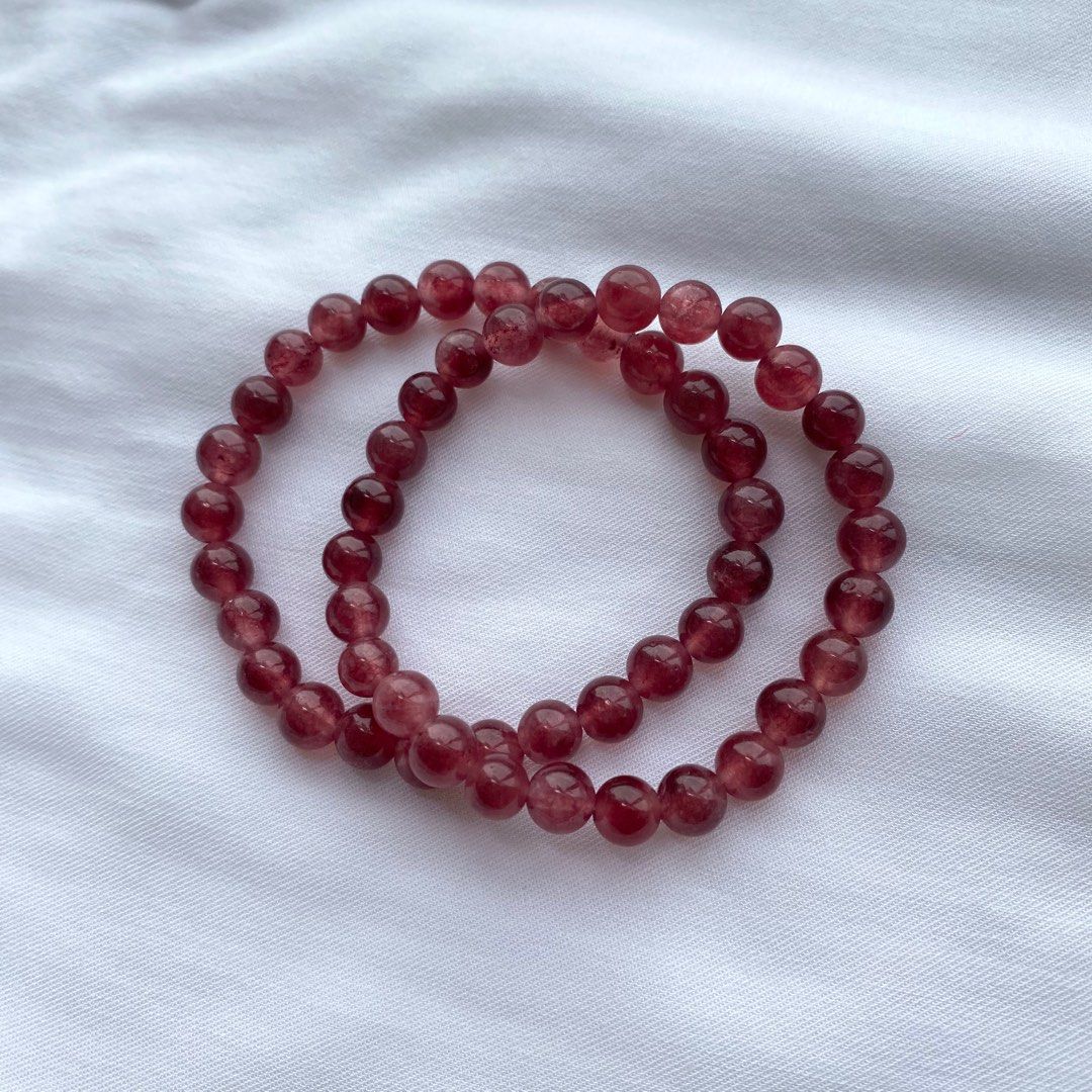 Cherry quartz new arrivals bracelet