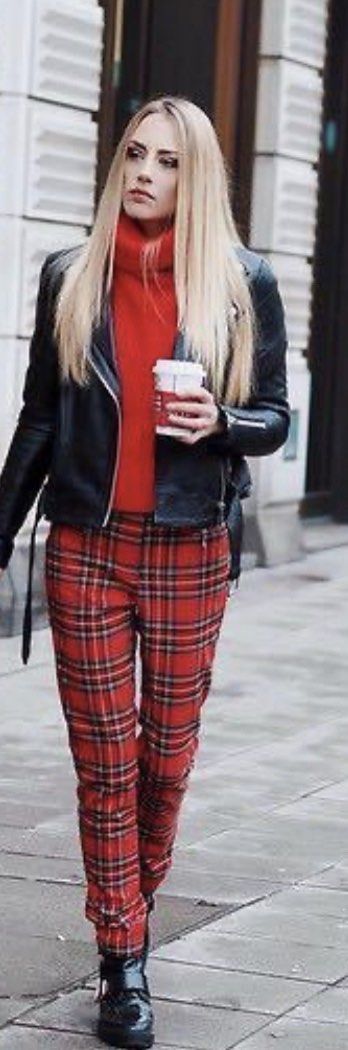 H&m sales plaid pants