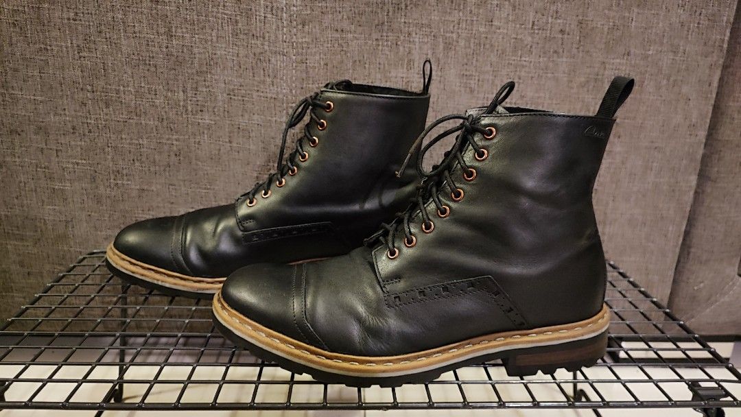 Clarks cap toe sales boot