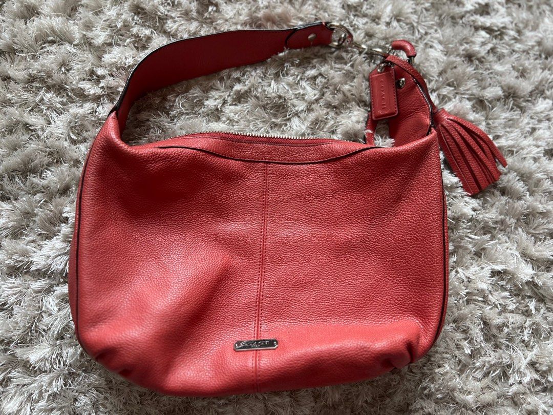 Coach coral purse shop