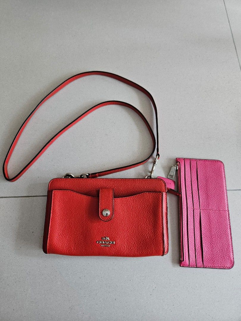 Coach messenger with pop up pouch store