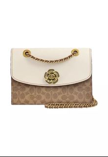 Coach signature shop parker shoulder bag