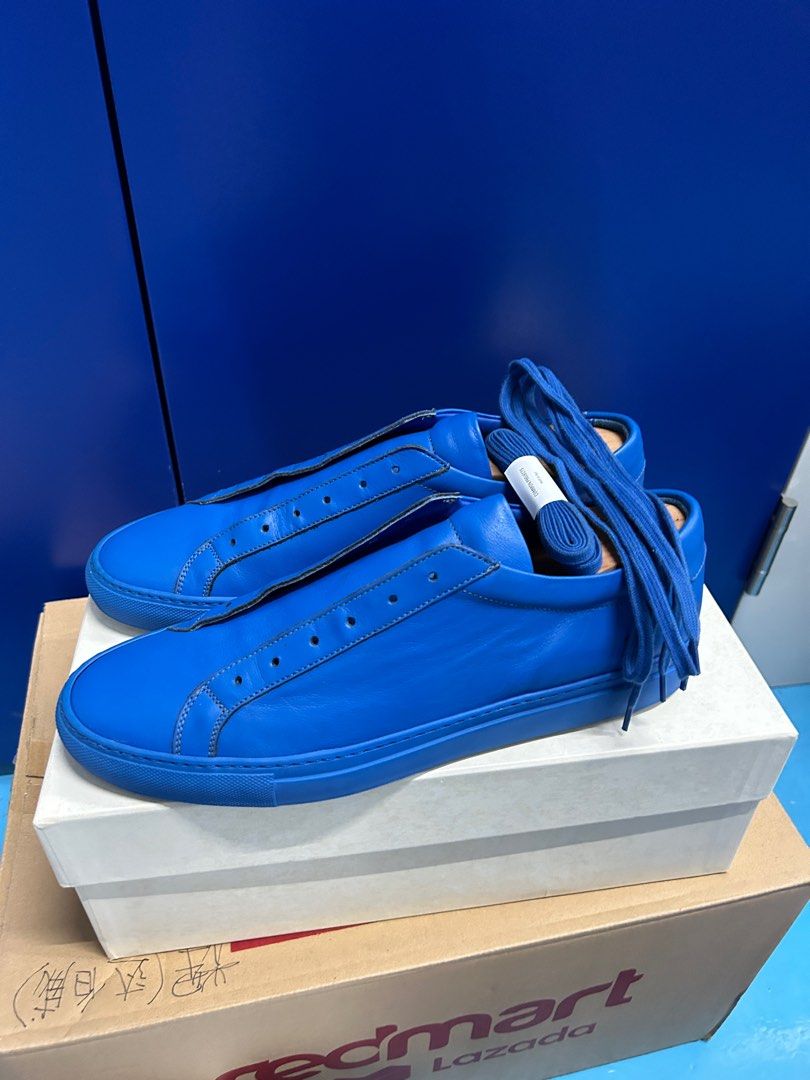 Common projects blue leather outlet