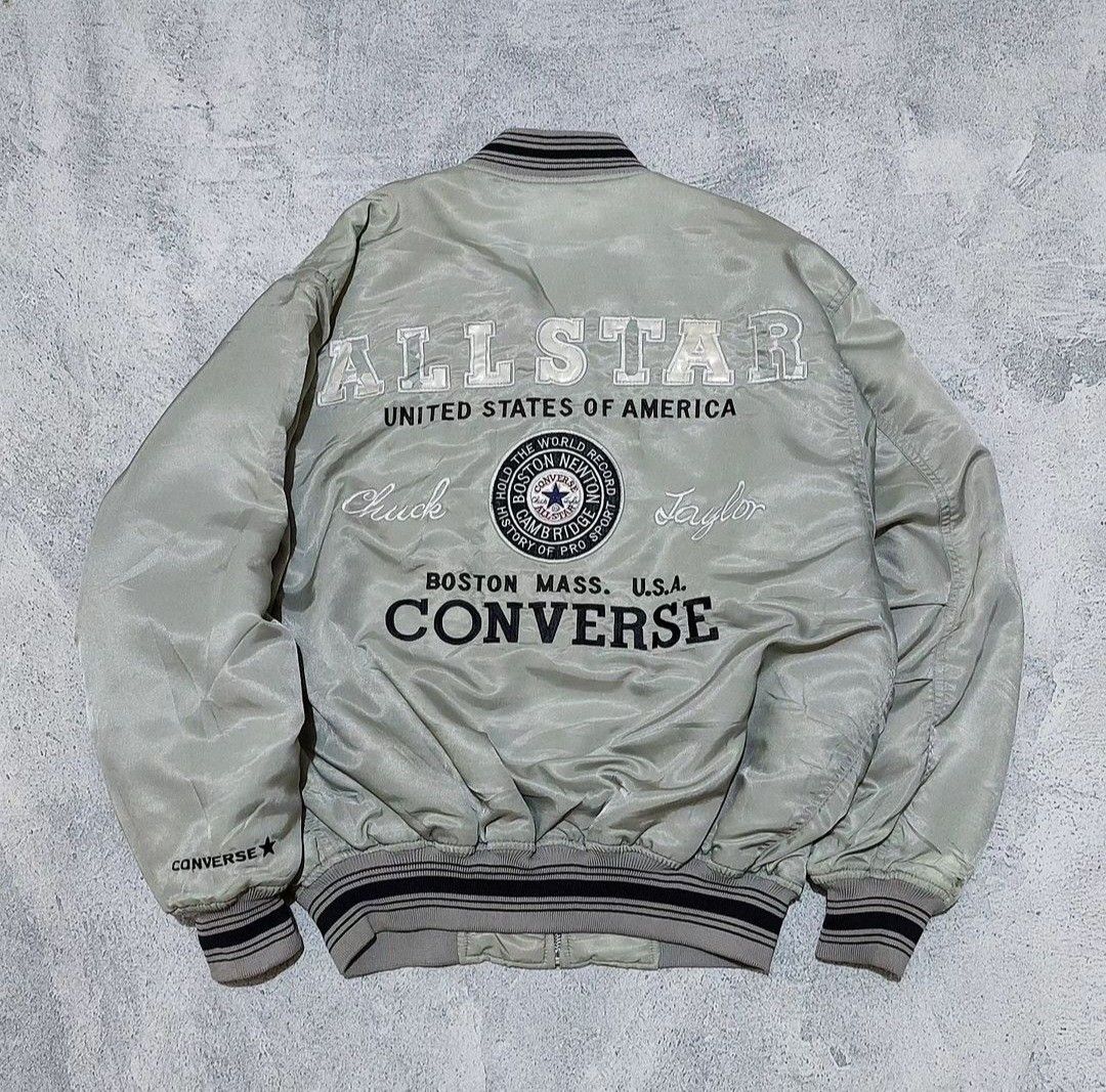 Jaket bomber top converse original
