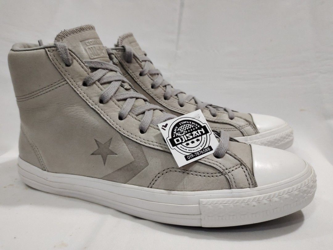 Converse star discount player leather mid