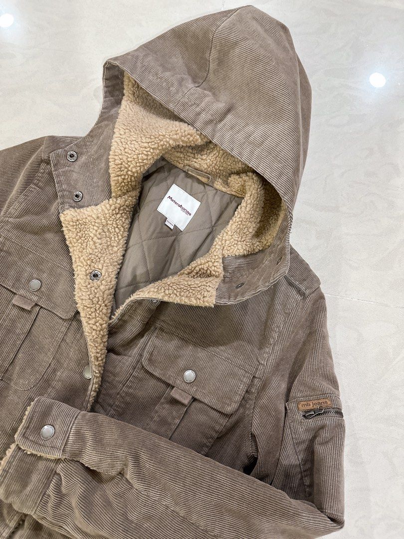 Corduroy discount winter jacket