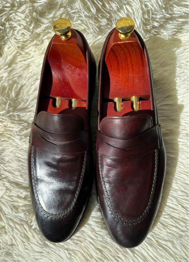 Corneliani Brown Penny Loafers Men s Fashion Footwear Dress
