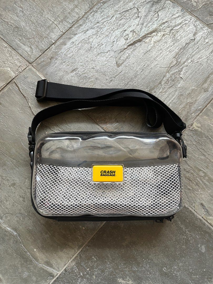 Crash Baggage MINI Icon Clear Clutch Sling Bag, Men's Fashion, Bags, Sling Bags on Carousell