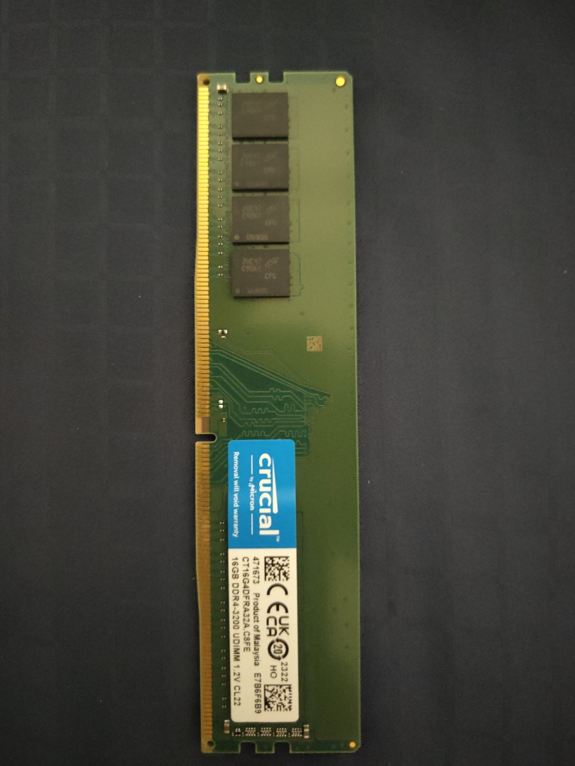 Buy Crucial 16GB DDR4 3200 UDIMM RAM (CT16G4DFRA32A