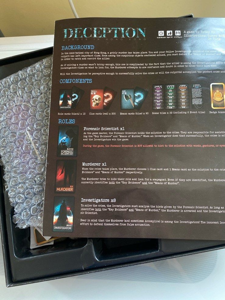 Getäuscht: Mord In Hong Kong - Krimi Spiel Von Heidelberger Spieleverlag