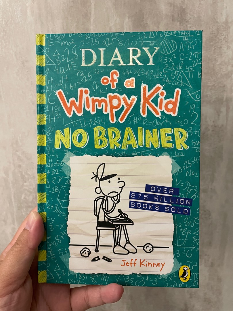 Diary Of A Wimpy Kid No Brainer (Hard Cover), Hobbies & Toys, Books