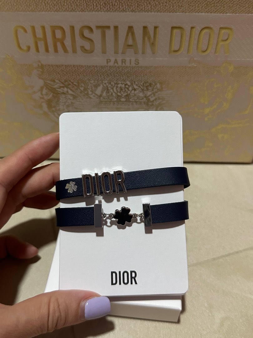 Dior Clover Bracelet Luxury Accessories on Carousell
