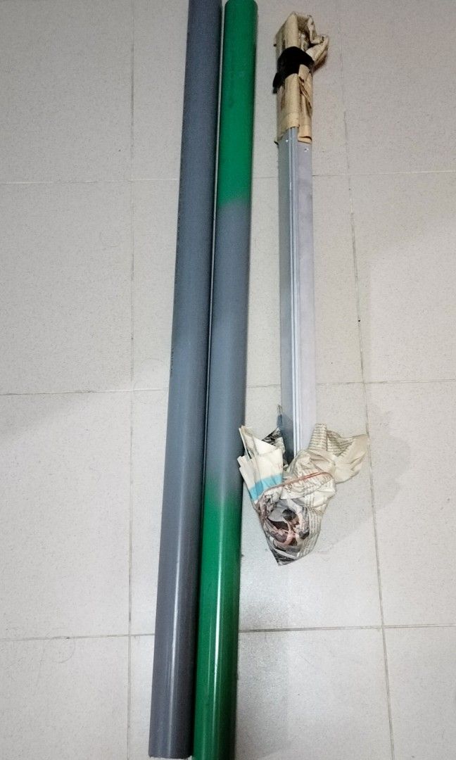 DIY PVC & Aluminium bar for fishing rod holders, Sports Equipment