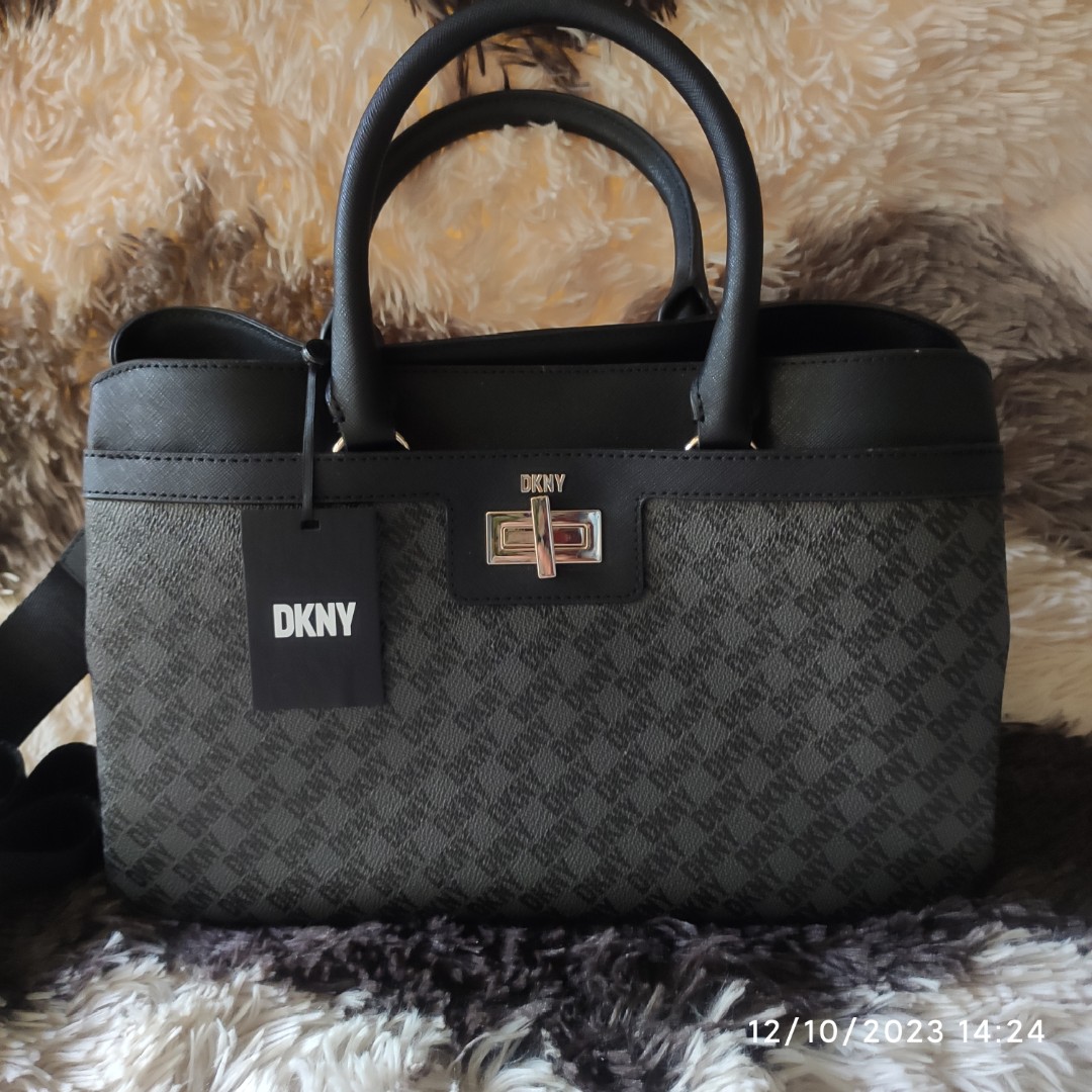 DKNY satchel bag, Luxury, Bags & Wallets on Carousell