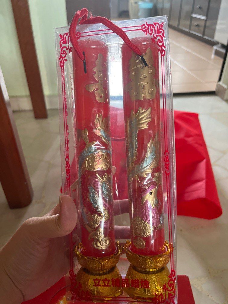 Dragon Phoenix Candle, Furniture & Home Living, Lighting & Fans, Lighting on Carousell